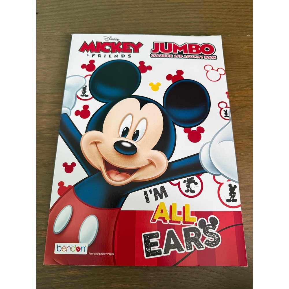 Disney Mickey and Friends Jumbo Coloring and Activity Book Bendon I'm All Ears